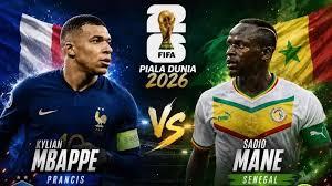 Partai Pertandingan Kontras: Prancis vs Senegal dan Norwegia vs Irak